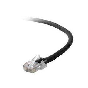Belkin International Inc 10ft Cat6 Snagless Patch Cable, Utp, Black Pvc Jacket, 23awg, 50 Micron, Gold Pl