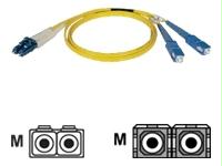 Tripp Lite 2m Duplex Singlemode 8.3/125 Fiber Optic Patch Cable Lc/sc 6ft 2 Meter