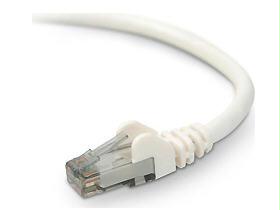 Belkin International Inc 3ft Cat6 Snagless Patch Cable, Utp, White Pvc Jacket, 23awg, 50 Micron, Gold Pla