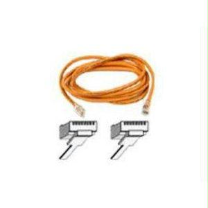 Belkin International Inc 30ft Cat5e Snagless Patch Cable, Utp, Orange Pvc Jacket, 24awg, T568b, 50 Micron