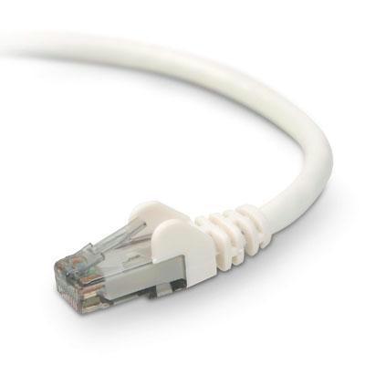 Belkin International Inc Belkin 50 Cat6 Snagless High Performance Utp Patch Cable, White