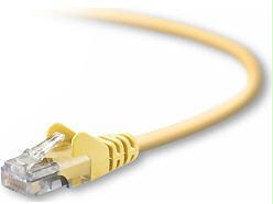 Belkin International Inc Patch Cable - Rj-45 (m) - Rj-45 (f) - 2 Ft - Utp - ( Cat 5e ) - Yellow