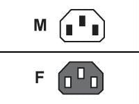 Hewlett Packard Enterprise Power Cable - Iec 320 En 60320 C14 (m) - Iec 320 En 60320 C13 (f) - 8 Ft