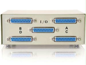 C2g 4-port Db25 Manual Switch Box
