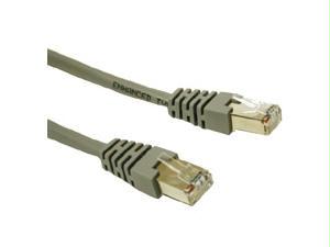 C2g 10ft Cat5e Snagless Shielded (stp) Ethernet Network Patch Cable - Gray