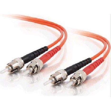 Legrand Dat C2g 6m St-st 62.5/125 Om1 Duplex Multimode Pvc Fiber Optic Cable - Orange