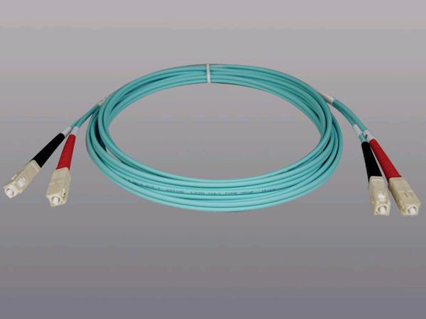 Tripp Lite 2m Mmf 50 Om3 Fiber Cable Sc/sc Aqua