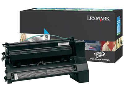 Lexmark C780h1cg Cyan Return Program Print Cartridge For Use In C780,c/x782,782x