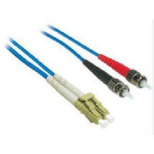 Legrand Dat C2g 1m Lc-st 62.5/125 Om1 Duplex Multimode Pvc Fiber Optic Cable - Blue