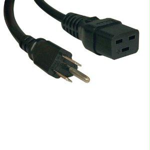 Tripp Lite 10ft Power Cord Cable 5-15p To C19 Heavy Duty 15a 14awg