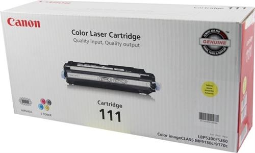 Canon-strategic Genuine Canon Yellow Toner, Crg-111, Oem# 1657b001aa (6,000 Yield). Use With Can