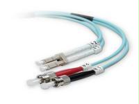 Belkin International Inc Fiber Patch Cable 10 Gig Aqua 50/125 Lc/sc 2 Meter