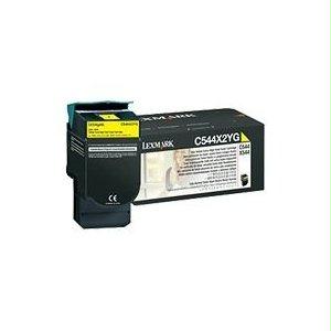 Lexmark C544x2yg Yellow Toner Cartridge For Use In C/x544,546,x548 Estimated Yie