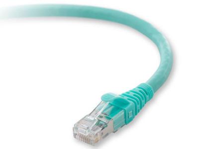 Belkin International Inc Patch Cable - Rj-45 - Male - Rj-45 - Male - 3 M - Aqua
