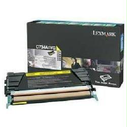 Lexmark C734a1yg Yellow Return Program Toner Cartridge For Use In C/x734,746,x73