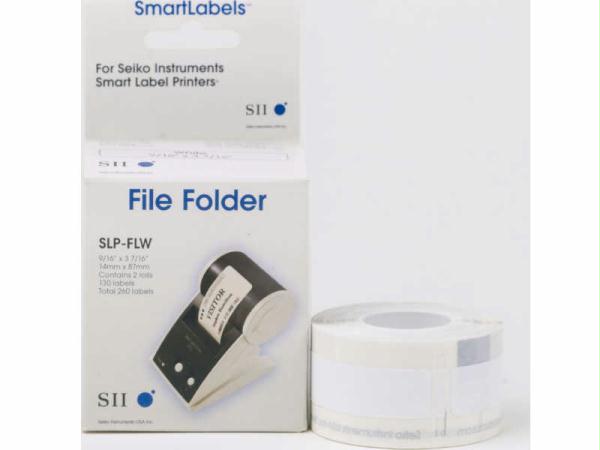 Seiko Instruments Usa, Inc. Seiko Slp-flb White/blue File Folder Labels - Designed Perfectly For Labeling Fo