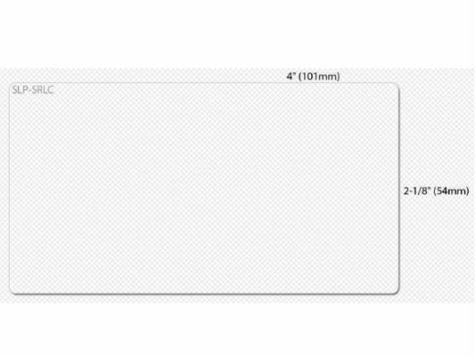 Seiko Instruments Usa, Inc. Clear - Label Width: 3 31/32 Label Length: 2 1/8 - Works With Slp620, Slp650, Sl