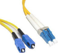 Legrand Dat C2g 4m Lc-sc 9/125 Os1 Duplex Singlemode Pvc Fiber Optic Cable (lszh) - Yellow