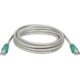 Tripp Lite 10ft Cat5e Cat5 Molded Snagless Crossover Patch Cable Rj45 Gray 10ft