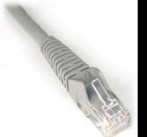 Tripp Lite 10ft Cat6 Gigabit Snagless Molded Patch Cable Rj45 M/m Gray