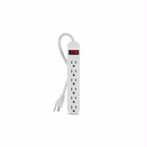 Belkin International Inc 6-outlet Power Strip; Right Angle, 5 Ft.