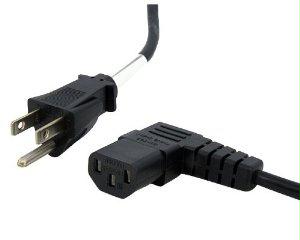 Startech 6ft Power Cord, Nema 5-15p To Angled C13