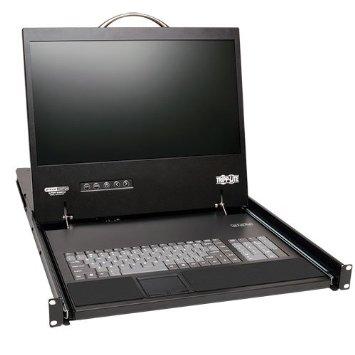 Tripp Lite 16-port Ip Rack Console Cat5 Kvm Switch 19inch Lcd 1+1 User 1urm