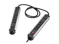 Fellowes, Inc. Split Surge Protector With 10 Outlets. 6ft Power Cord With 1-1/2ft Between Units