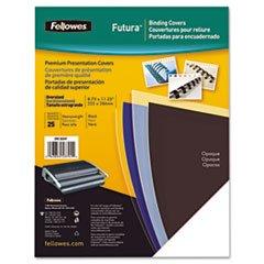 Fellowes, Inc. Binding Covers Futura Black Letter Size