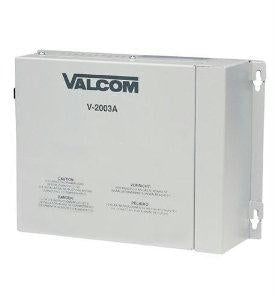 Valcom One-way, 3 Zone, Page Control With All Call And Built-in Power; Provides Backgro