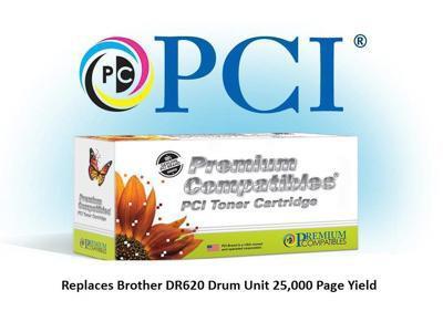 Pci Brand Compatible Brother Dr-620 Dr620 Drum Unit 25k Pg Yld For Use In Brothe