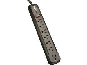 Tripp Lite Surge Protector Power Strip Tl P74 Rb 120v Right Angle 7 Outlet Black