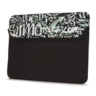 Mobile Edge Llc Sumo - Graffiti Ipad Sleeve - 8.9in - Black,neoprene