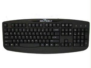 Seal Shield Washable Medical Grade Keyboard - Dishwasher Safe (black)(ps2)