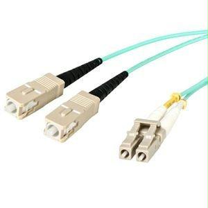 Startech 10m (33ft) Om3 Multimode Lc/sc-upc Fiber Cable; 1/10/40/100 Gbps Full Duplex; 50