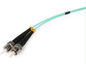 Startech 1m (3.3ft) Om3 Multimode St/st-upc Fiber Cable; 1/10/40/100 Gbps Full Duplex; 50