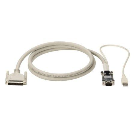 Black Box Kvm Cpu Cable - Vga, Usb, Coax, 20-ft. (6.0-m), Gsa, Taa