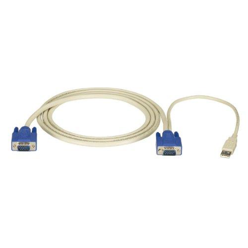Black Box Kvm Cpu Cable - Ec Series, Vga, Usb, 15-ft. (4.6-m)