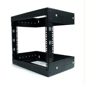 Startech 2-post 8u Open Frame Network Rack With Adjustable Depth (12-20in) - Durable Heav