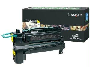 Lexmark C792a4yg Yellow Return Program Print Cartridge Taa For Use In C/x792 Est