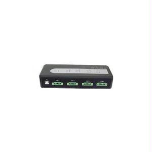 Siig, Inc. 4 Port Industrial Usb To Serial Adapter Adds 4 Rs-422/485 Ports To Desktop Or La