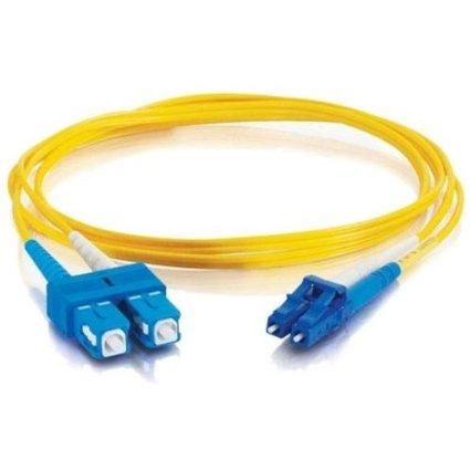 Legrand Dat C2g 1m Lc-sc 9/125 Os1 Duplex Singlemode Fiber Optic Cable (taa Compliant) - Yel
