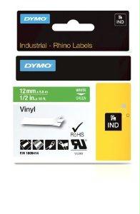 Dymo Rhino 1/2in Green Vinyl-12mm
