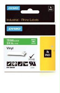 Dymo Rhino 3/4in Green Vinyl-19mm