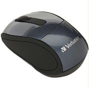 Verbatim Mouse, Wireless, Travel, Mini, Graphite