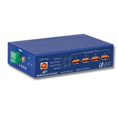 B+b Smartworx Industrial Grade, Non-isolated 4-port Usb Hub