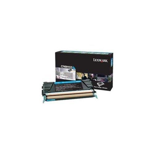 Lexmark C748h4cg Cyan Return Program Toner Cartridge Taa For Use In C/x748 Estim