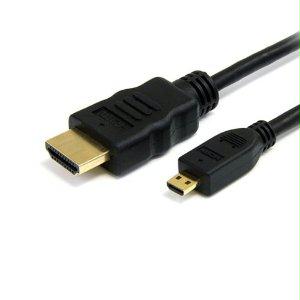 Startech 3m High Speed Micro Hdmi To Hdmi Cable With Ethernet; 4k Video (3840x2160p 30hz)