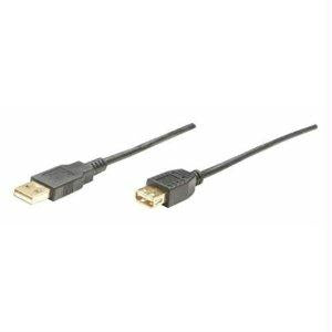 Manhattan - Strategic Manhattan Hi-speed Usb Extension Cable A Male / A Female, 1.8 M (6 Ft.), Black