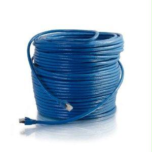 C2g 250ft Cat6 Snagless Solid Shielded Ethernet Network Patch Cable - Blue